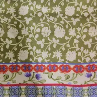 Acetate-like Linen Print