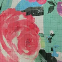 Chiffon Jacquard Cut-out Digital Print